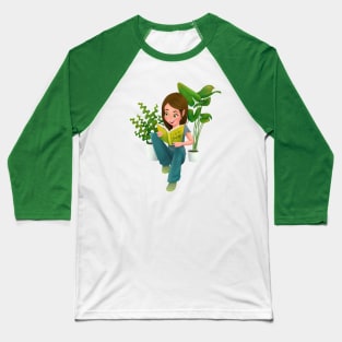 Crazy Plant Lady Baseball T-Shirt